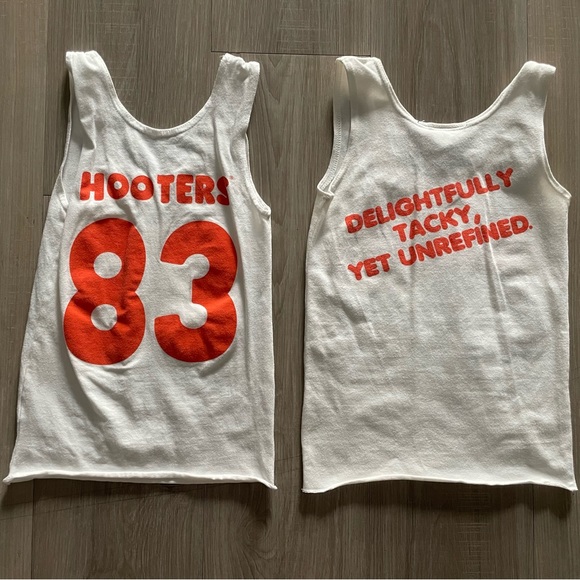 Authentic Hooters uniform!! The tank tops are XS and the shorts are XS/S. - Picture 3 of 5